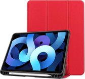 Tablet2you - Smart Cover - Hoes - voor Apple iPad Air 4 - 10.9 - 2020 - met pencil houder - Rood