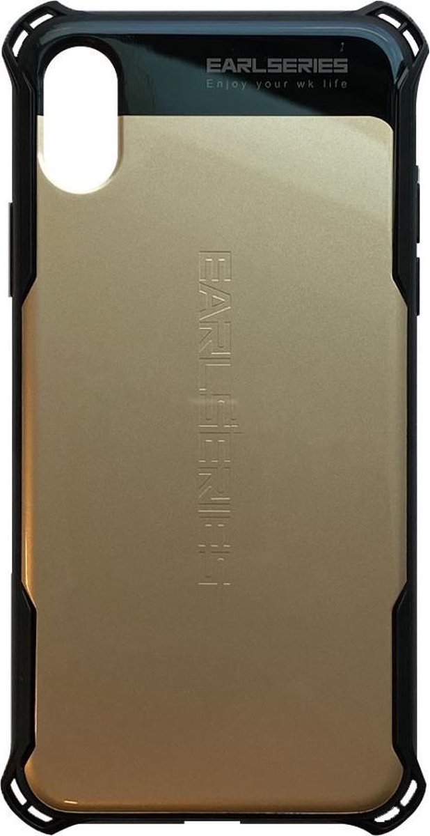WK Design - Earl Series - Hardcase hoesje - voor iPhone X / XS - Goud