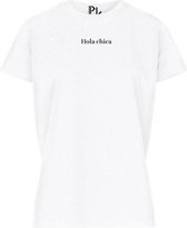Hola Chica T-Shirt White - Pinned By K - M