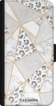 iPhone 11 Pro bookcase leer hoesje - Stone & leopard