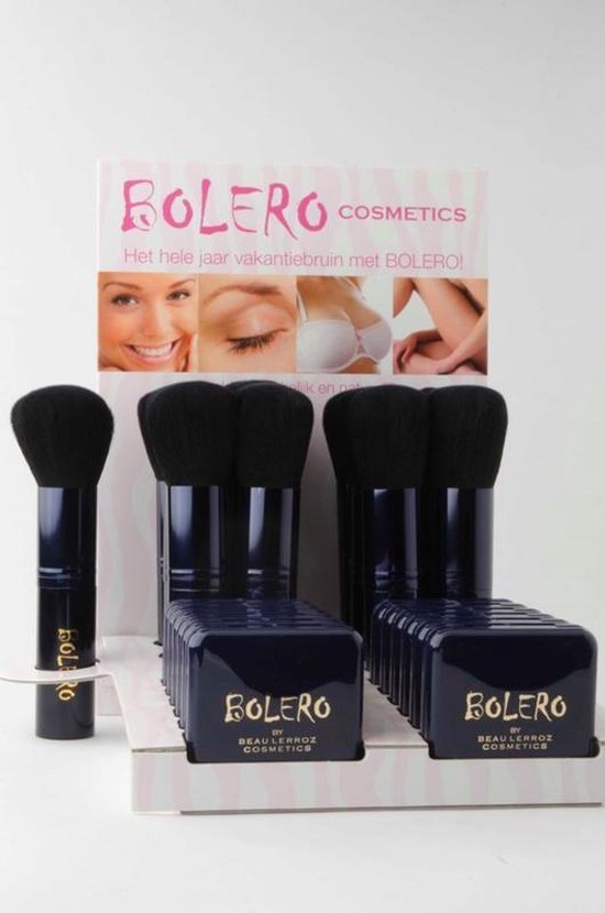 Bolero Cosmetics - Make-up - Bronzing poeder & super soft kwast! Hét magical duo - mooi egaal bruin het hele jaar door! - Merkloos