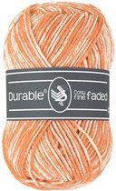 Durable Cosy fine faded Mandarin (2197) - acryl en katoen garen tie-dye - 1 bol van 50 gram