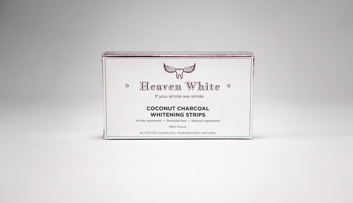 Tand bleek strips | Whitening strips |14 behandelingen | 28 strips | Peroxide vrije formule | Heaven White