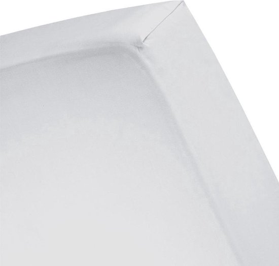 Maui - Van Dem - satijn Splittopper hoeslaken de luxe 180 x 210 cm wit