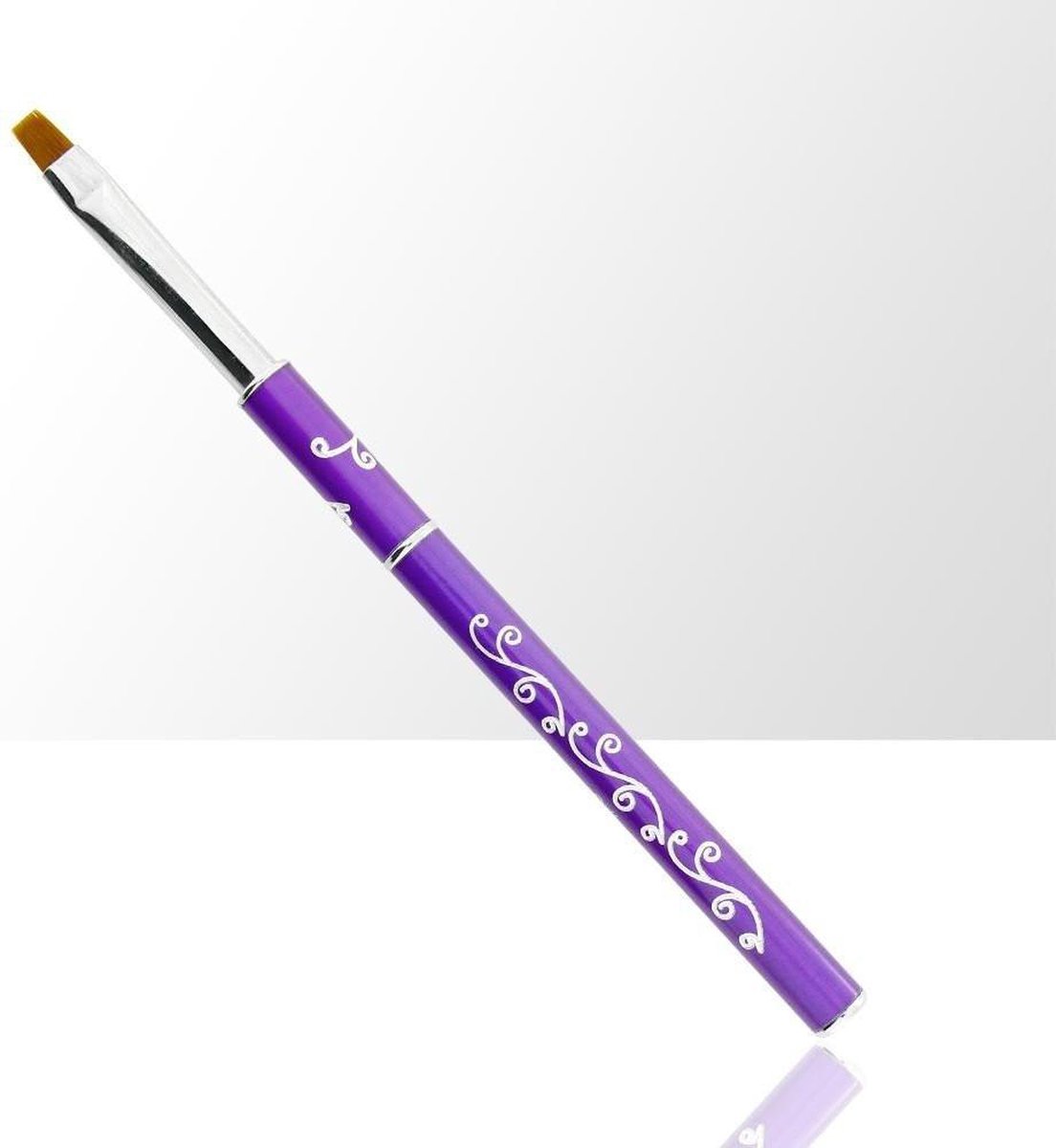 Goedkoopste Gel-Penseel Paars 6 - Nail Brush - Gel penseel -Nagel Penselen - Nagel Gel - Nagel Kwasten