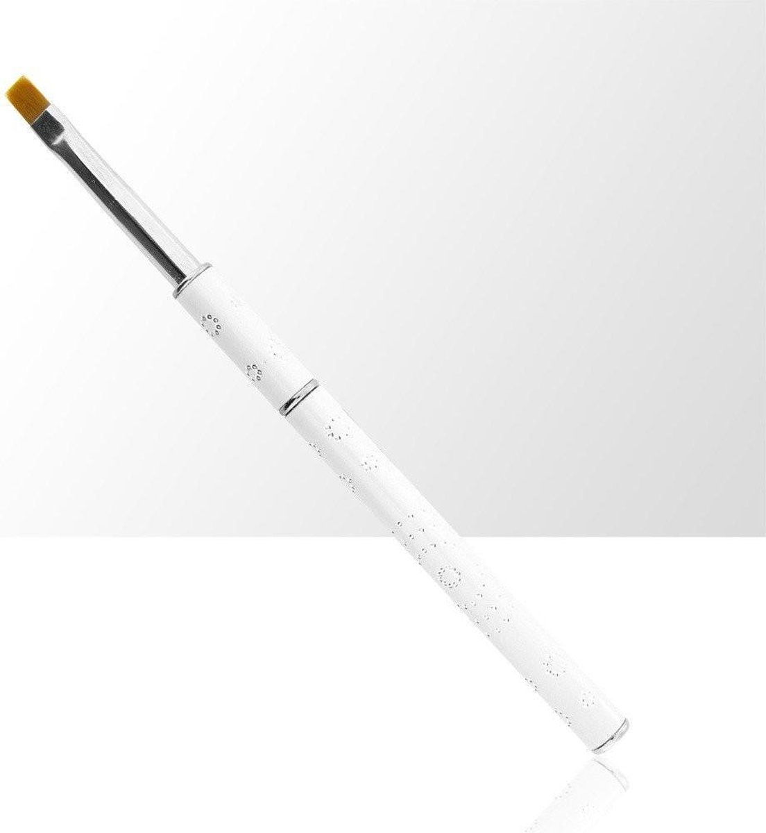 Goedkoopste Gel-Penseel Wit 6 - Nail Brush - Gel penseel -Nagel Penselen - Nagel Gel - Nagel Kwasten
