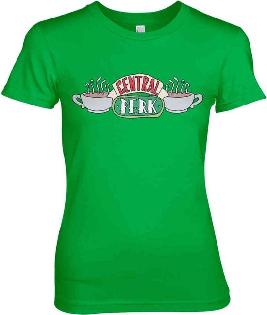Friends Dames Tshirt -2XL- Central Perk Groen