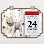 Scheurkalender 2023 Hond: West Highland White TerriÃ«r