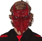 Fiestas Guirca Masker Horrorduivel Pvc Rood One-size