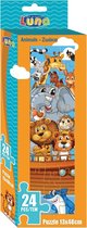 Luna Legpuzzel Dieren Junior Karton 24 Stukjes
