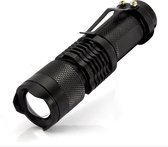 Mini CREE zaklamp - zwart