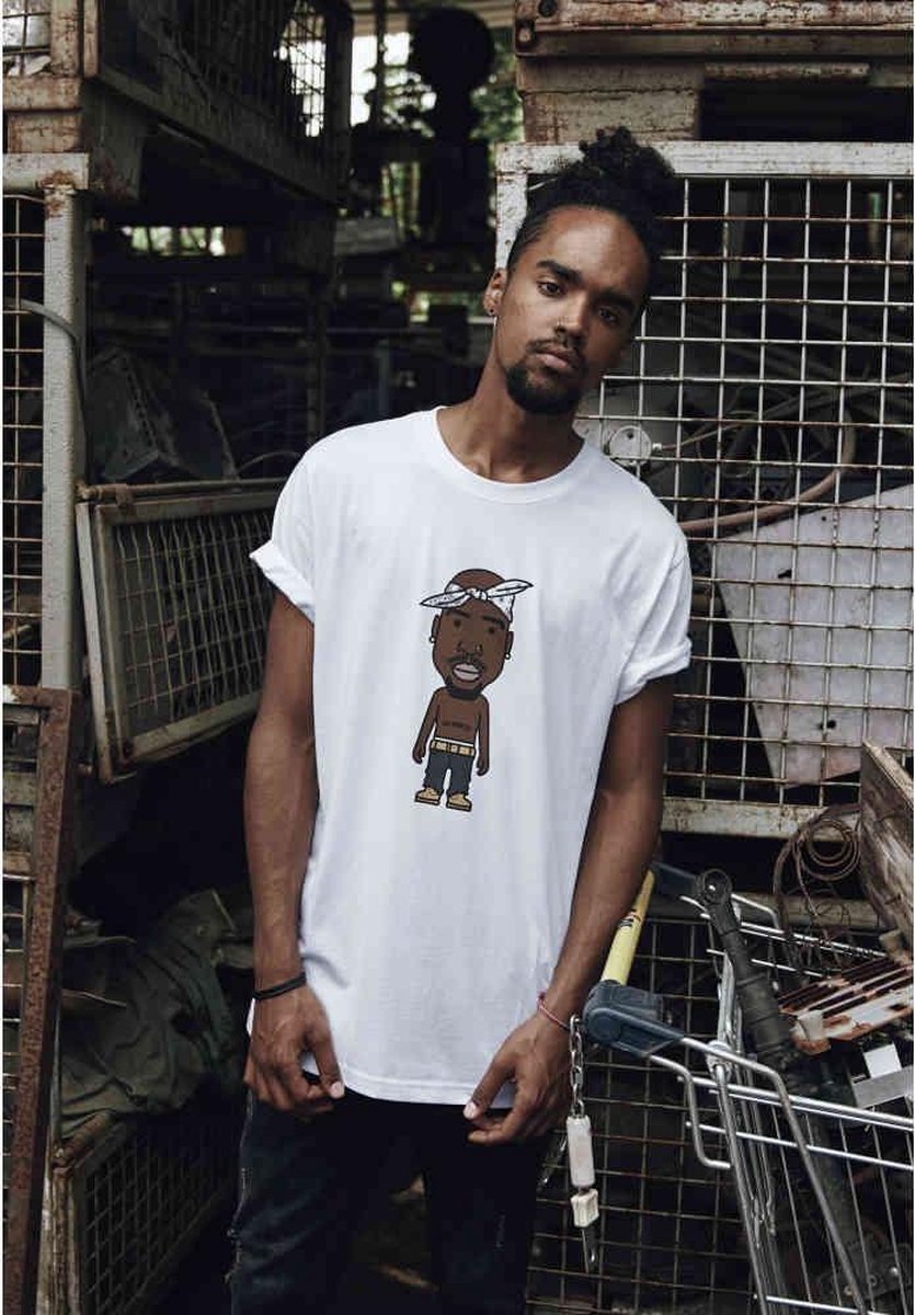 Mister Tee LA Sketch Heren Tshirt 4XL Wit