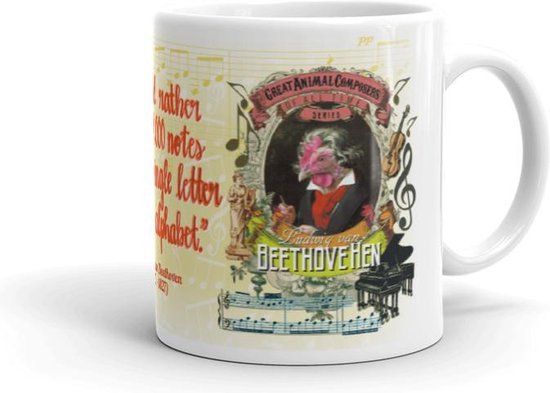 Ludwig Van Beethovehen Beethoven Hen Coq Grands Compositeurs D Animaux Citation Bol Com