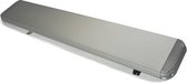 Mo-El Hot-Top Heatstrip 1500 Watt donkerstraler (middengolf) voor kantoor / serre / winkel / loods / terras, Zilver aluminium coated