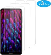 Huawei Y7 2019 Screenprotector Glas - Tempered Glass Screen Protector - 3x