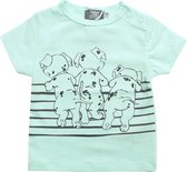 Zero2Three Baby T-shirt Dalmatiërs  - Mint