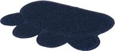 Schoonloopmat voor kattenbakken - poot - PVC - 60 × 45 cm - donkerblauw
