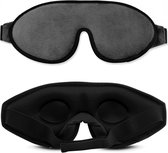 JML Luxe Premium 3D Slaapmasker - 100% Verduisterend - Vrouwen - Mannen - Volwassenen - Fluweel - Oog Masker - Nachtmasker - Reismasker - Ooglapje - Oogkapje - Slaapbril - Blinddoek - Voor Og