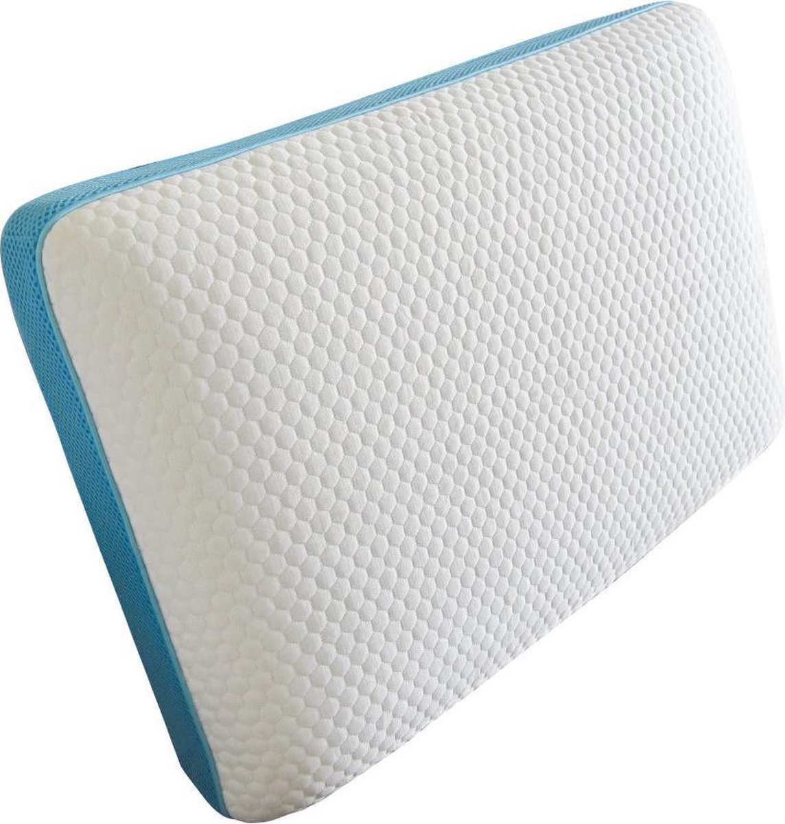 MC SLEEP® Traagschuim hoofdkussen met cooling gel - 60x40x14cm Wit
