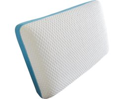 MC SLEEP® | Traagschuim hoofdkussen met cooling gel - 60x40x14cm