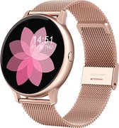 Luxe Watch - Smartwatch Goud - Stappenteller - Hartslagmeter - Saturatiemeter - ECG Scan - Bloeddrukmeter - Casual sporthorloge- Gouden Horloge