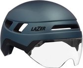 Lazer Fietshelm Urbanize Polystyreen Blauw Maat 55-59 Cm