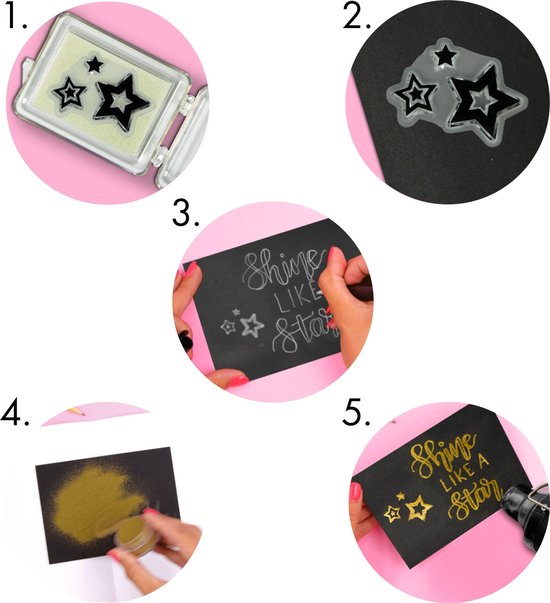 Jeu d'estampes de gaufrage Crafts & Co