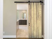 Sticky Decoration - Luxe Deursticker Sloophout planken verticaal - op maat voor jouw deur