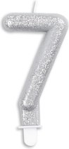 Wefiesta Cijferkaars '7' 4,4 X 7 X 1,2 Cm Wax Zilver