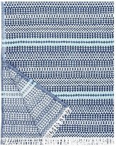 Lapuan Kankurit AINO Wollen Plaid – Blauw/turquoise – 130x170