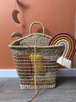 Lovecrafted macrame regenboog - decoratie - Terra - 15x15 cm