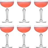 Libbey Champagneglas SPKSY Coupe - 245 ml / 24,5 cl - 6 Stuks - Vaatwasserbestendig - Hoge kwaliteit - Vintage design - Perfect voor een cocktailfeest aan huis