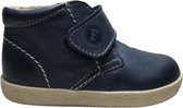 Falcotto velcro effen lederen sneakers 246 navy wit mt 22