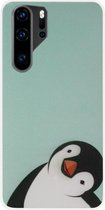 ADEL Siliconen Back Cover Softcase Hoesje Geschikt Voor Huawei P30 Pro - Pinguin