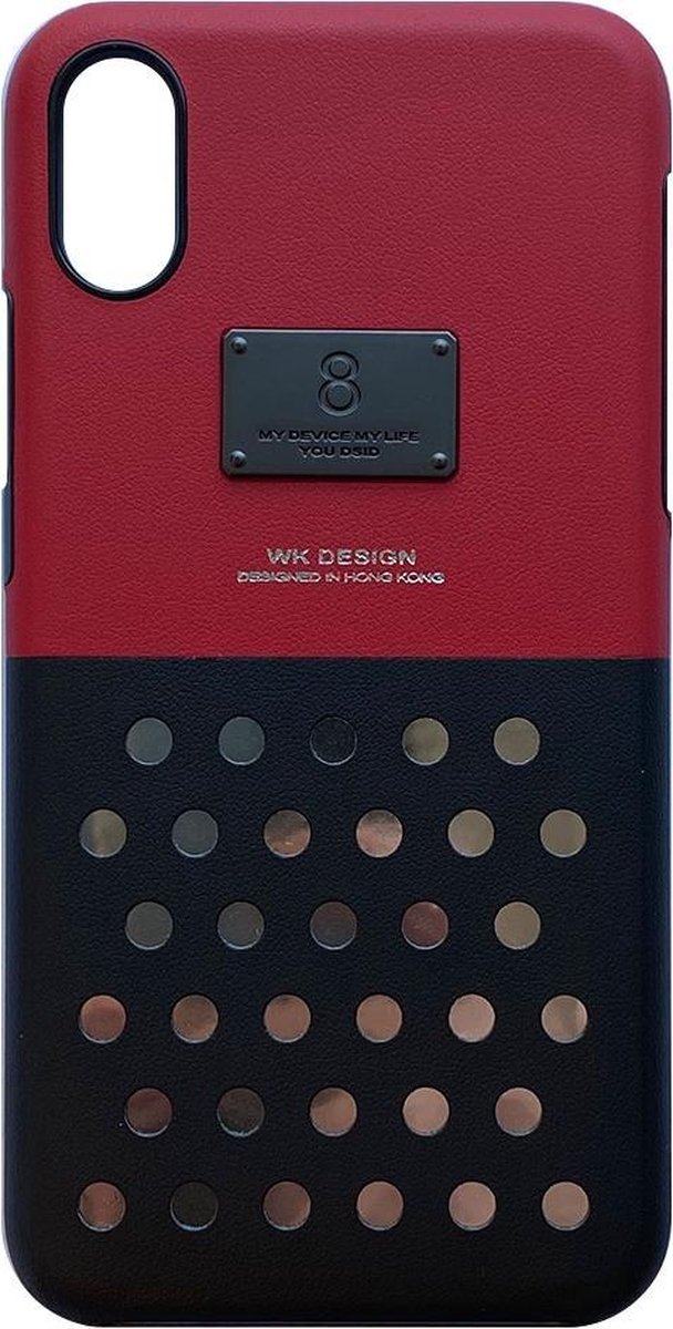 WK Design - Deeka Series - Hardcase hoesje - voor iPhone X / XS - Rood