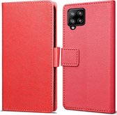 Cazy Book Wallet hoesje Geschikt voor Samsung Galaxy A42 - rood