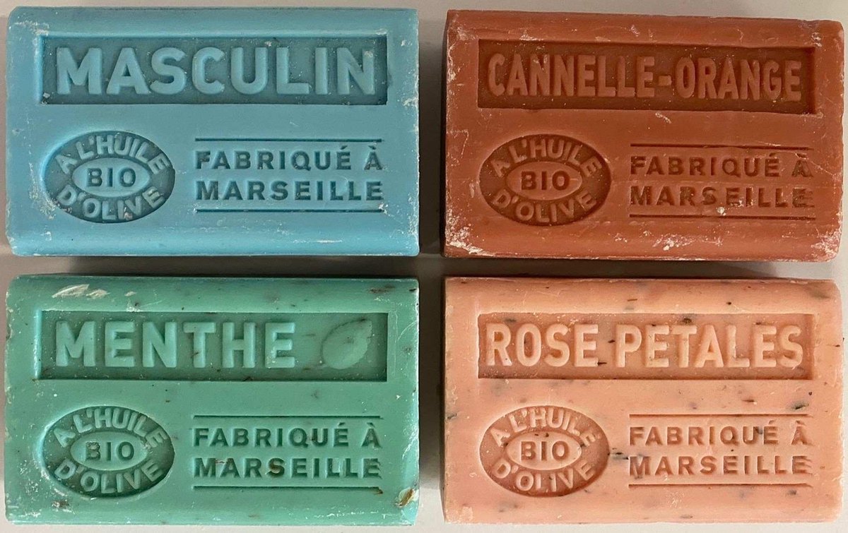 Goedkoopste Savon A L'Huile D'Olive set van natuurzepen 4 x 125 gr