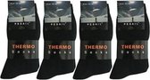 Socke - Sokken Thermo 3 Paar (Kleur Zwart) Maat 43 46 - Thermo Sokken - Extra Warm En Dik - Werksokken