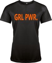 T-shirt women - gym shirt - performance shirt - Large