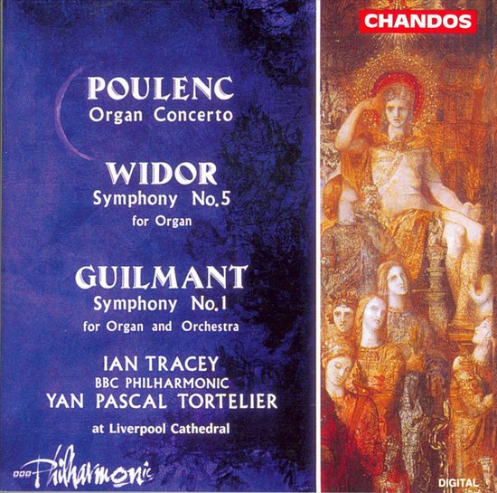 Poulenc: Organ Concerto; Widor, Guilmant / Tracey, Tortelier