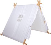 Speeltent Tipi Wit voor Meisjes en Jongens 100CM