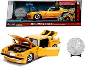 Chevy Camaro 1977 Bumblebee (Transformers) Geel 1:24 Jada Toys Metals