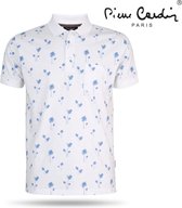 Pierre Cardin - Heren Polo - Marnique - Wit