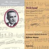 Martin Sturfält, Helsingborg Symphony Orchestra, Andrew Manze - Wiklund: Piano Concertos Nos.1 & 2/Konsertstyccke Op.1 (CD)