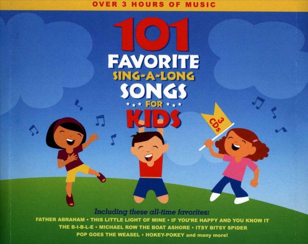 Songtime Kids - 101 Favorite Sing-A-Long Songs For Kids (3 CD)