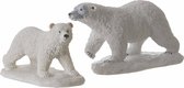 Luville - Polar bear white 2 piece - Kersthuisjes & Kerstdorpen