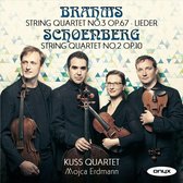 Mojca Erdmann & Kuss Quartet - Brahms: String Quartet No. 3; Lieder / Schoenberg: String Quartet No. 2, Op. 10 (CD)