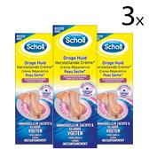 Scholl Voetencreme - Droge Huid - Herstellend x3