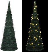 Kunstkerstboom - Kerstboom - Inclusief LED lampjes - pop-up - 180 cm
