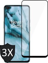One Plus Nord Screenprotector - OnePlus Nord Screenprotector - OnePlus Nord Screen Protector - Screenprotector OnePlus Nord - 3x One Plus Nord Screenprotector Glas Tempered Glass S